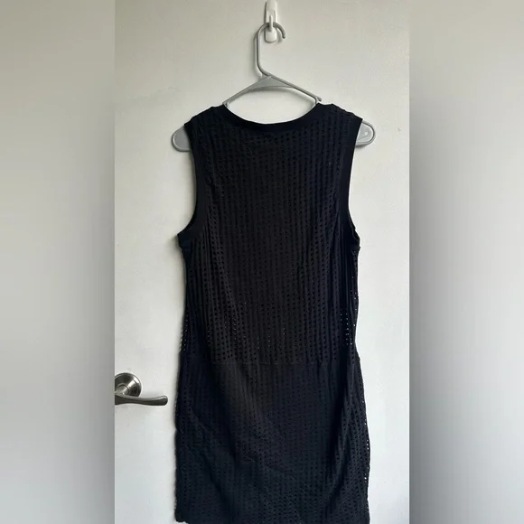 Fabletics Black Mesh Mini Dress - Picture 6 of 6
